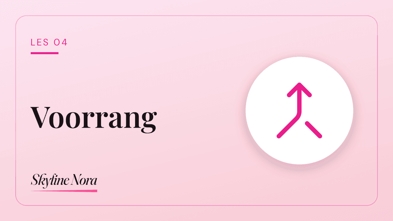 Voorrang: zo werkt het écht